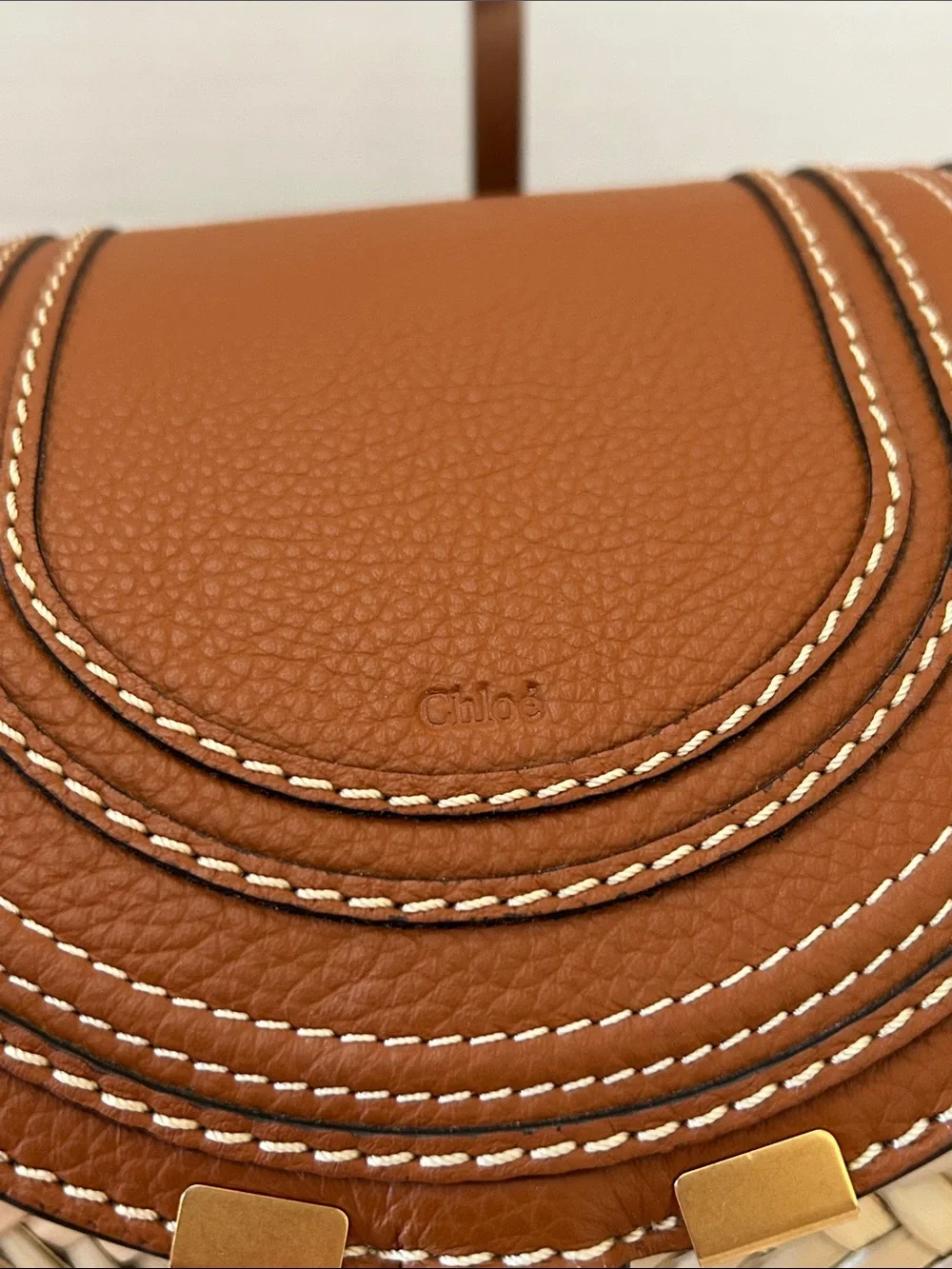 New Chloe Raffia Marcie Bag-PRICE IS FIRM